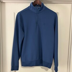 Southern Tide Men's Zip-Up Sweater in Blue